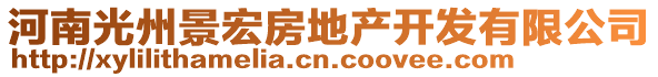 河南光州景宏房地產(chǎn)開(kāi)發(fā)有限公司