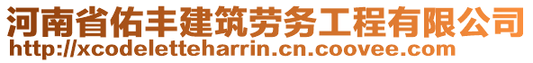 河南省佑豐建筑勞務工程有限公司