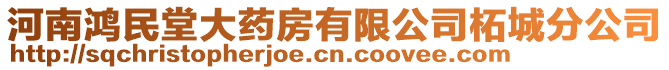 河南鴻民堂大藥房有限公司柘城分公司