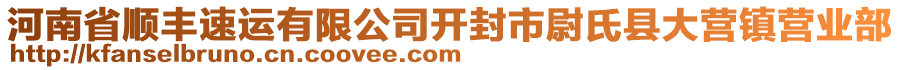 河南省順豐速運有限公司開封市尉氏縣大營鎮(zhèn)營業(yè)部