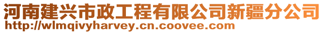 河南建興市政工程有限公司新疆分公司