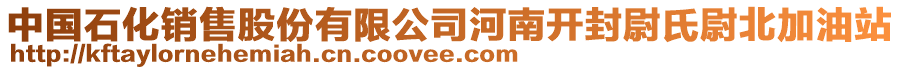 中國(guó)石化銷售股份有限公司河南開封尉氏尉北加油站