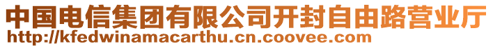 中國電信集團(tuán)有限公司開封自由路營業(yè)廳