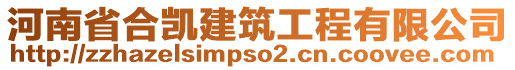 河南省合凱建筑工程有限公司