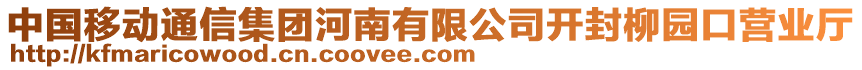 中國移動通信集團河南有限公司開封柳園口營業(yè)廳