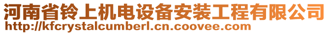 河南省鈴上機電設(shè)備安裝工程有限公司