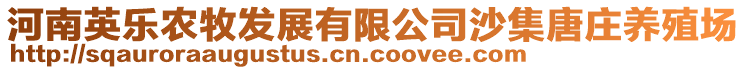 河南英樂(lè)農(nóng)牧發(fā)展有限公司沙集唐莊養(yǎng)殖場(chǎng)