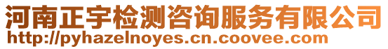 河南正宇檢測咨詢服務(wù)有限公司