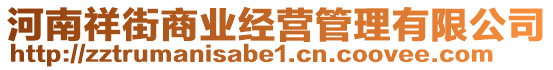 河南祥街商業(yè)經(jīng)營管理有限公司