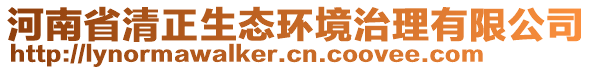 河南省清正生態(tài)環(huán)境治理有限公司