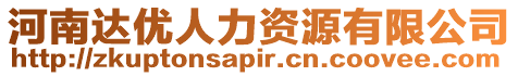 河南達(dá)優(yōu)人力資源有限公司