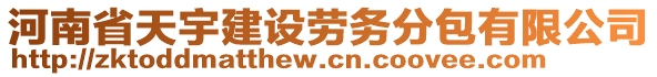 河南省天宇建設(shè)勞務(wù)分包有限公司