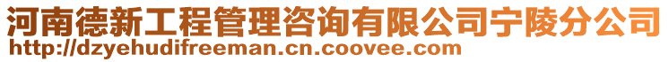 河南德新工程管理咨詢有限公司寧陵分公司