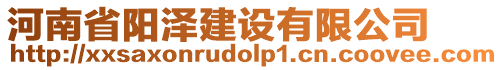 河南省陽澤建設有限公司