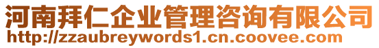 河南拜仁企業(yè)管理咨詢有限公司