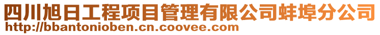 四川旭日工程項目管理有限公司蚌埠分公司