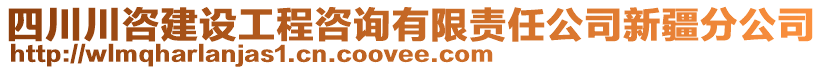 四川川咨建設(shè)工程咨詢有限責(zé)任公司新疆分公司