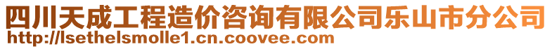 四川天成工程造價咨詢有限公司樂山市分公司