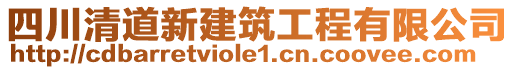 四川清道新建筑工程有限公司