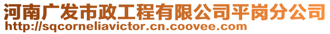 河南廣發(fā)市政工程有限公司平崗分公司