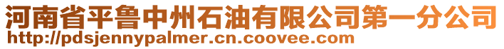 河南省平魯中州石油有限公司第一分公司