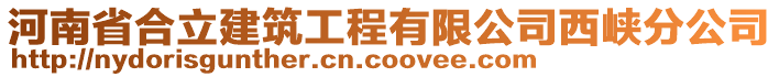 河南省合立建筑工程有限公司西峽分公司