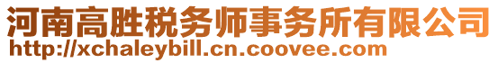 河南高勝稅務(wù)師事務(wù)所有限公司