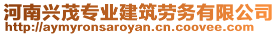 河南興茂專業(yè)建筑勞務(wù)有限公司