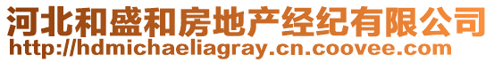 河北和盛和房地產(chǎn)經(jīng)紀(jì)有限公司