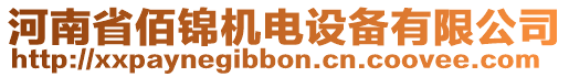 河南省佰錦機電設(shè)備有限公司