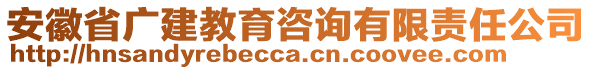 安徽省廣建教育咨詢有限責(zé)任公司