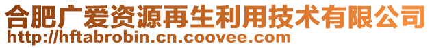 合肥廣愛資源再生利用技術(shù)有限公司