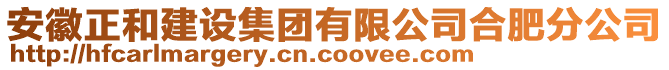 安徽正和建設(shè)集團(tuán)有限公司合肥分公司