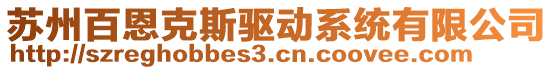 蘇州百恩克斯驅(qū)動(dòng)系統(tǒng)有限公司