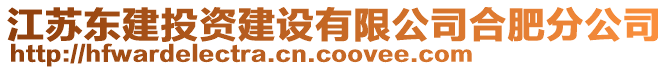 江蘇東建投資建設有限公司合肥分公司