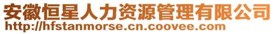 安徽恒星人力資源管理有限公司