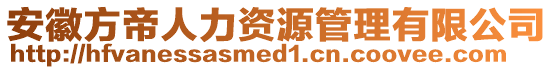 安徽方帝人力資源管理有限公司