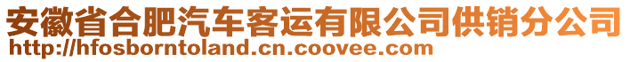 安徽省合肥汽車客運有限公司供銷分公司