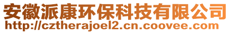 安徽派康環保科技有限公司