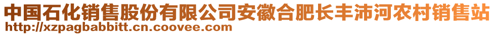 中國(guó)石化銷售股份有限公司安徽合肥長(zhǎng)豐沛河農(nóng)村銷售站