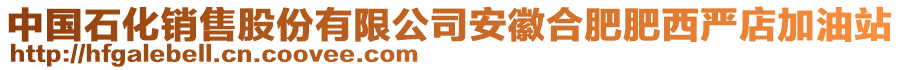 中國(guó)石化銷售股份有限公司安徽合肥肥西嚴(yán)店加油站