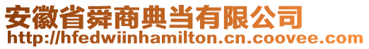 安徽省舜商典當有限公司