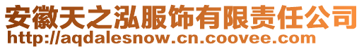 安徽天之泓服飾有限責任公司