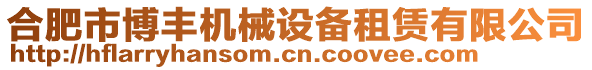 合肥市博豐機械設備租賃有限公司