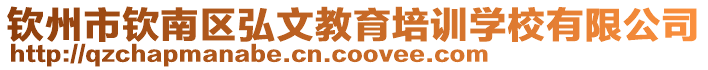 欽州市欽南區弘文教育培訓學校有限公司