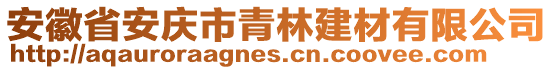 安徽省安慶市青林建材有限公司