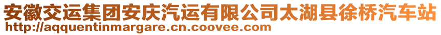 安徽交運(yùn)集團(tuán)安慶汽運(yùn)有限公司太湖縣徐橋汽車站