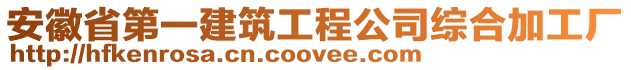 安徽省第一建筑工程公司綜合加工廠