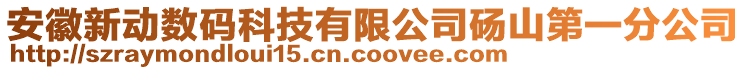安徽新動數(shù)碼科技有限公司碭山第一分公司
