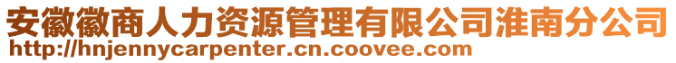 安徽徽商人力資源管理有限公司淮南分公司